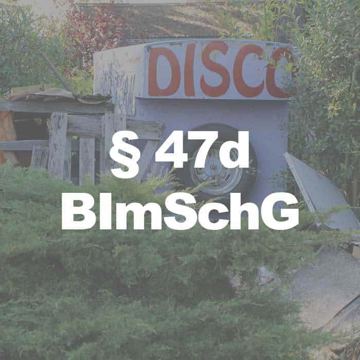 BImSchG (§ 47d Abs. 2 Satz 2 BImSchG) Lärmaktionspläne